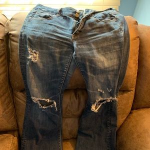 American Eagle Super Stretch Artist Flare Jeans